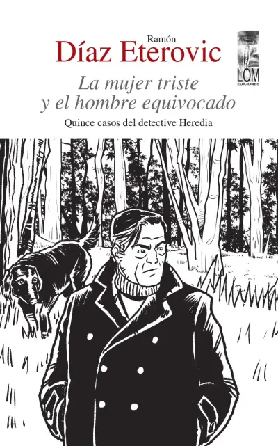 Heredia regresa y lo hace a través de quince cuentos que presentan diferentes momentos de su trabajo destinado a resolver misterios motivados por pasiones, venganzas, celos y codicia.   Salvo dos o tres, la mayoría de estos cuentos está ambientada en localidades rurales o fronterizas a las que Heredia llega como un forastero que provoca curiosidad y desconfianza.  En estos cuentos, Díaz Eterovic nos hace transitar por distintas épocas, y en algunos casos complementan o desarrollan historias contadas en las novelas de la serie, historias de Heredia que nos hablan de su pasado y de un futuro en el que siguen vigentes su instinto y talento para los acertijos.      Los cuentos de Díaz Eterovic oscilan entre la melancolía y cierta nostalgia, la memoria y la experiencia, la cercanía distante con los espacios y las personas. La mujer triste y el hombre equivocado recupera la soledad existencial de Heredia, acompañada de su gato Simenon y de la metaliteratura y la cinefilia constantes. Estos cuentos muestran a un detective enfrentado a la impunidad del poder y el dinero; a la violencia de género y a la vulnerabilidad femenina; a la corrupción policial y al pasado político; y a la precariedad social y a la pobreza.   Luis VaLenzueLa Prado, del prólogo de este libro.